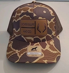 DOVER BLUFF Mütze verstellbar Druckknopflasche Camouflage braun Mesh - Bild 1 von 6