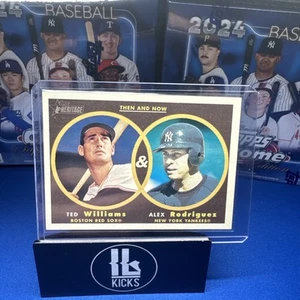 2006 Topps Heritage Then & Now #TN5 Ted Williams / Alex Rodriguez - Picture 1 of 2