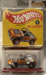 🔥Nuevo Hot Wheels NEO CLASSICS ~ Baja Bruiser Variante Naranja Solo Redline /4000👀 - Imagen 1 de 11