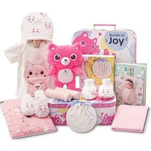 Baby Gift Basket (11 Pcs) - Welcome Baby suitcase - Picture 1 of 9