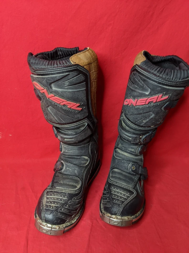 Botas de motocross O'Neal Dinealax negras y marrones para mujer talla 8 Foto 1 de 4