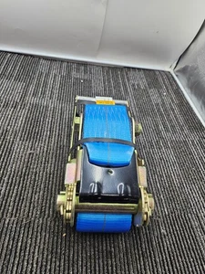Mytee RS430B 4" x 30' Ratchet Straps w/ Hook WLL 5400 Trailer Tie Down Blue - Bild 1 von 9