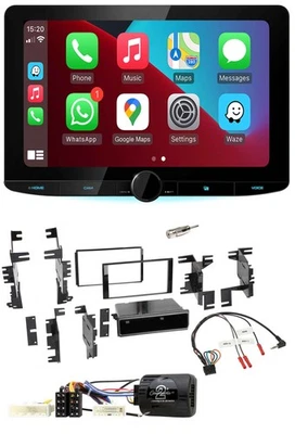 Kenwood Lenkrad USB DAB Bluetooth Autoradio für Nissan Tida ab 2008 Titan ab 201 - Bild 1 von 4