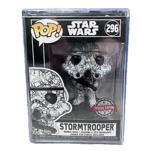 Star Wars: Art Series Stormtrooper Funko Pop! Vinyl Kunststoff Hülle Neu - Bild 1 von 6