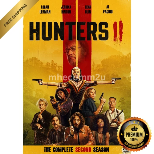 Hunters TV Series Season 1-2 2023 DVD Full HD Audio Eng All Region Free Ship-New Foto 1 de 4
