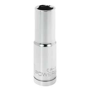Powerbuilt 1/2 Inch Drive x 14 MM 6 Point Deep Socket - 642208 - Picture 1 of 5