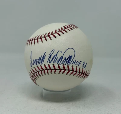 Frank Robinson Signed Rawlings Official MLB Baseball HOF 82 Insc STEINER COA - Image 1 of 2