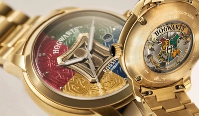Reloj Automático Hombre Fossil X Harry Potter Edición Limitada Hogwarts Dorado NUEVO Foto 1 de 4