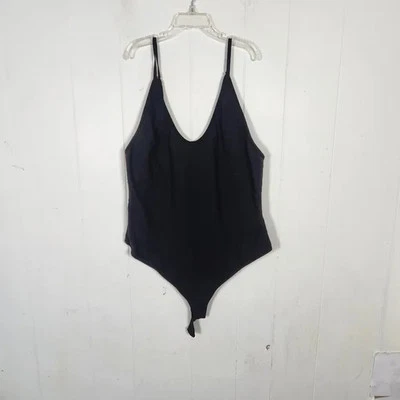 Intimately Free People Black spaghetti strap thong bodysuit Size Large - Image 1 of 4