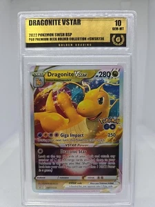 2022 Pokémon Dragonite VStar #SWSH236 Golden Grading 💎 MINT 10 Free Shipping! - Picture 1 of 4
