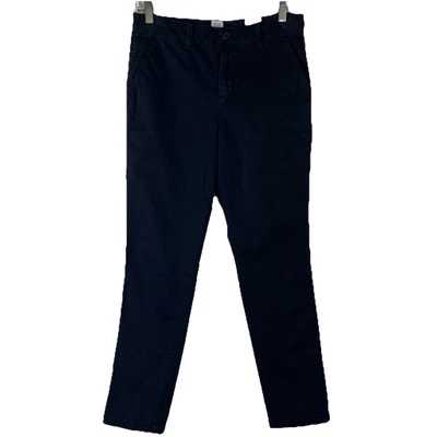Pantalones chinos Gap para mujer talla 2 novia ajustados al tobillo tiro medio azul elástico Foto 1 de 4