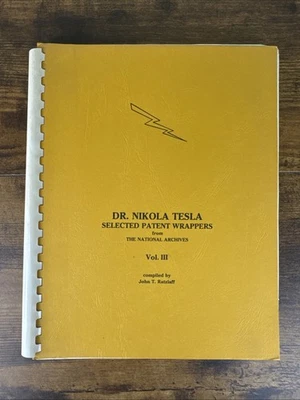 Dr. Nikola Tesla Selected Patent Wrappers from National Archives Vol 3 - Image 1 of 4