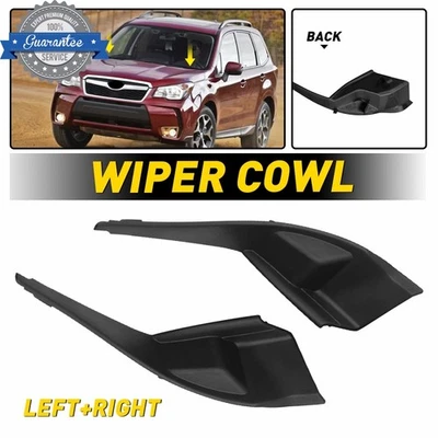 2Pcs/Set For 2014-2018 Subaru Forester Front Windshield Wiper Grille Trim Panels - Image 1 of 4