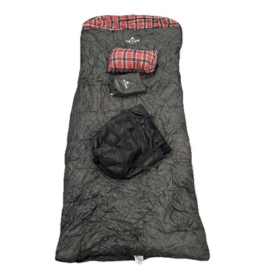 Saco de dormir TETON SPORTS Celsius XXL -18C grados 100R con almohada de campamento usado una vez Foto 1 de 4