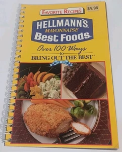 Hellmann's Best Foods Mayonnaise 100+ Recipes Published 1990/Read Description. - Picture 1 of 5