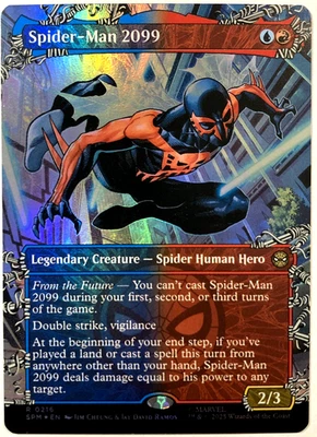 MTG Spider-Man 2099 (Borderless Foil) Marvel's Spider-Man 216 NM - Image 1 of 4