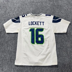 NFL Nike On Field Jersey Men’s Large Lockett #16 Seahawks 100% Polyester Stained - Picture 1 of 20