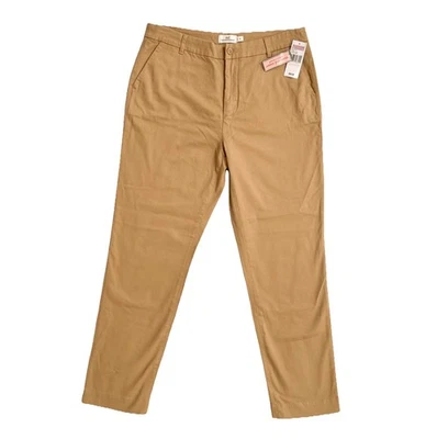 Новый Vineyard Vines женщин классический Chino брюки размер 10 офицер хаки опрятный повседневный - Изображение 1 из 4