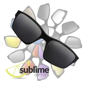 Black (Dark Grey) NON POLARIZED Replacement Lenses - Oakley Chainlink OO9247 - Bild 1 von 5