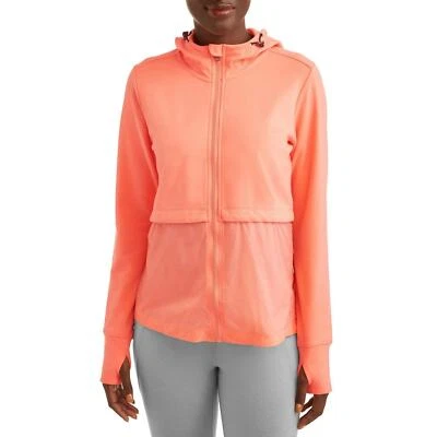 Chaqueta para mujer Athletic Works Active Performance tejida con cremallera frontal L (12-14) Foto 1 de 4