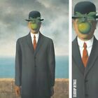 20W"x28H" THE SON OF MAN 1946 by RENE MAGRITTE - L'HOMME POMME CHOICES of CANVAS