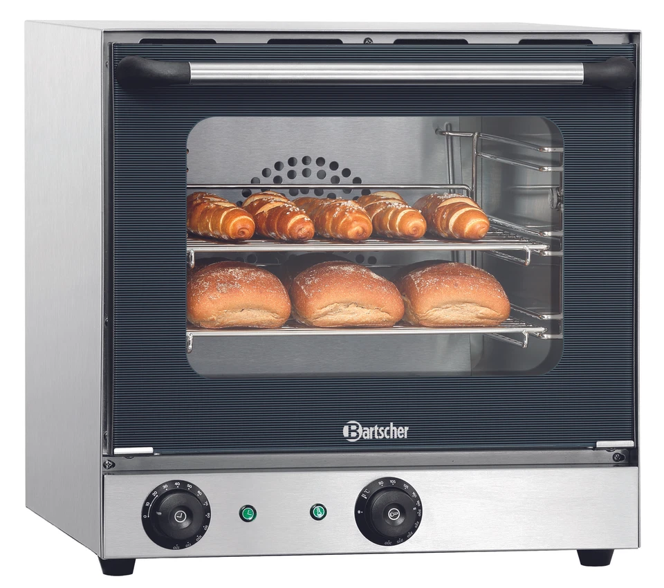 Bartscher AT110 2700W Heißluftofen - Silber/Schwarz