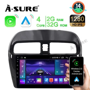 Für Mitsubishi Space Star 2012-2023 Autoradio Carplay Android 14  GPS Navi WiFi - Bild 1 von 15