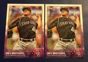 2015 Topps # 186 REX BROTHERS Lot 2 Colorado Rockies Nice ! - Picture 1 of 1
