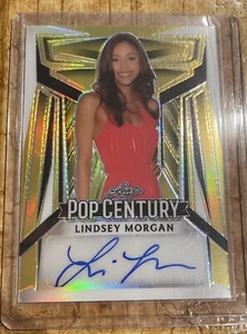 2023 Foglia Pop Century Lindsey Morgan Oro Auto 1/1 BA-LM2 - Foto 1 di 4