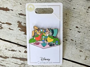 Disney Parks Mad Hatter & March Hare Drinking Tea Alice in Wonderland Pin NEW - Picture 1 of 3