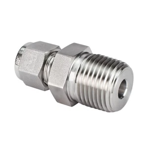 FITOK 316 SS 1/8 in Tube OD x 1/4 Male NPT Compression Tube Fitting - Picture 1 of 1