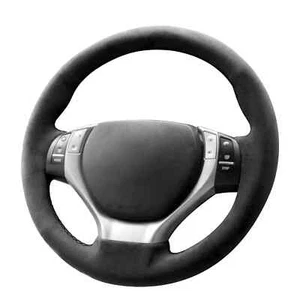 Cubierta de volante Alcantara puntada a mano para Lexus ES250 ES300H GS250 GS300H - Imagen 1 de 11