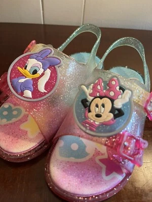 Sandalias de gelatina Minnie & Daisy de Disney para niñas, talla 11 Foto 1 de 4