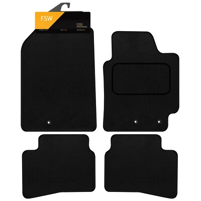 Fits Kia Stonic 2017-Onwards Fully Tailored Carpet Car Floor Mats Black 4Pc - Image 1 of 4