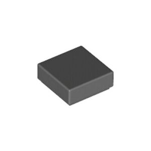 Lego 4 x Dark Bluish Grey Tile with Groove 1 x 1 [ 3070b ] new
