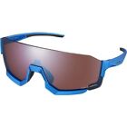Shimano Clothing Aerolite Glasses; Metallic Blue; Ridescape Road Lens
