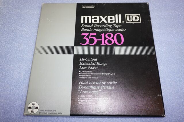 Maxell UDXLII 10.5 3600' EE reel to reel tape- one is NOS?