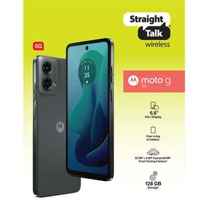 Motorola Moto G 5G 2024 6.5" 128GB 4GB RAM Gray (Straight Talk) STMTXT2417DCPW - Afbeelding 1 van 4