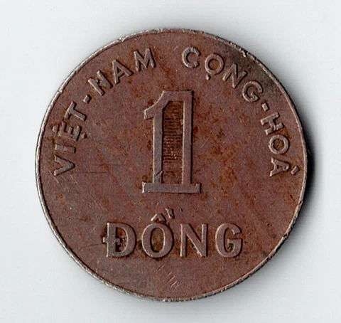 1964 South Viet Nam 1 Dong Coin Viet-Nam Cong-Hoa Viet Nam War Cover