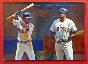 1995 Bowman's Best Tony Gwynn & Brian Hunter Mirror Image #11 (Padres & Astros) - Picture 1 of 1