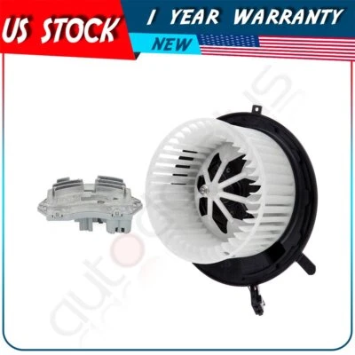 Blower Motor and Resistor HVAC Fit For 2008 2009-2013 BMW 135i 2006 325i 325xi - Image 1 of 4