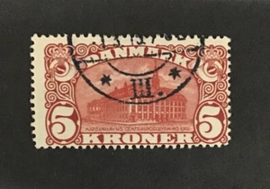 Dänemark 1912 F-sehr schön Einsatz "General Post Office Copenhagen" CV 200 $ (W10) - Bild 1 von 2