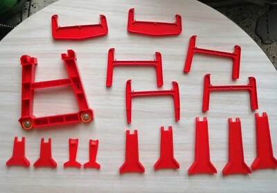 16 supports de piste Piliers TCR rouge différentes tailles - Photo 1/2