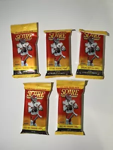 2021 Panini NFL Score Football Cards LOT OF 5 Value Fat Pack FACTORY SEALED - Picture 1 of 2