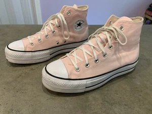 Converse Chuck Taylor All Star Lift Plateau Pink Hi Top Damen 10 gebraucht, in einwandfreiem Zustand - Bild 1 von 10