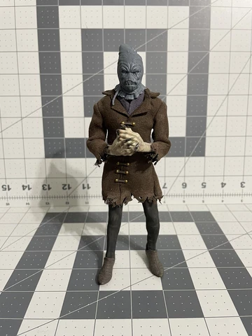3D Printed - 1/12 DCU Scarecrow Headsculpt Mezco Scale Cover
