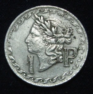 ZALDI2010 - CASINO TOKEN 1 PESETA , 23mm - Picture 1 of 2