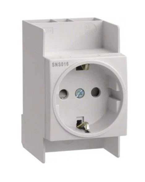 HAGER Schuko-Steckdose SNS016 - 16A für Hutschiene