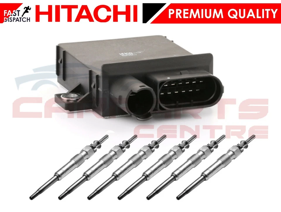 FOR BMW 5 SERIES E60 E61 530D 535D GLOW PLUGS HITACHI RELAY CONTROL MODULE UNIT - Image 1 of 2