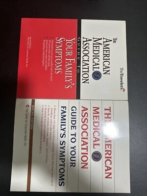 The American Medical Association Family’s Symptoms Guide Lot Of 2 Book Reference - Imagem 1 de 4